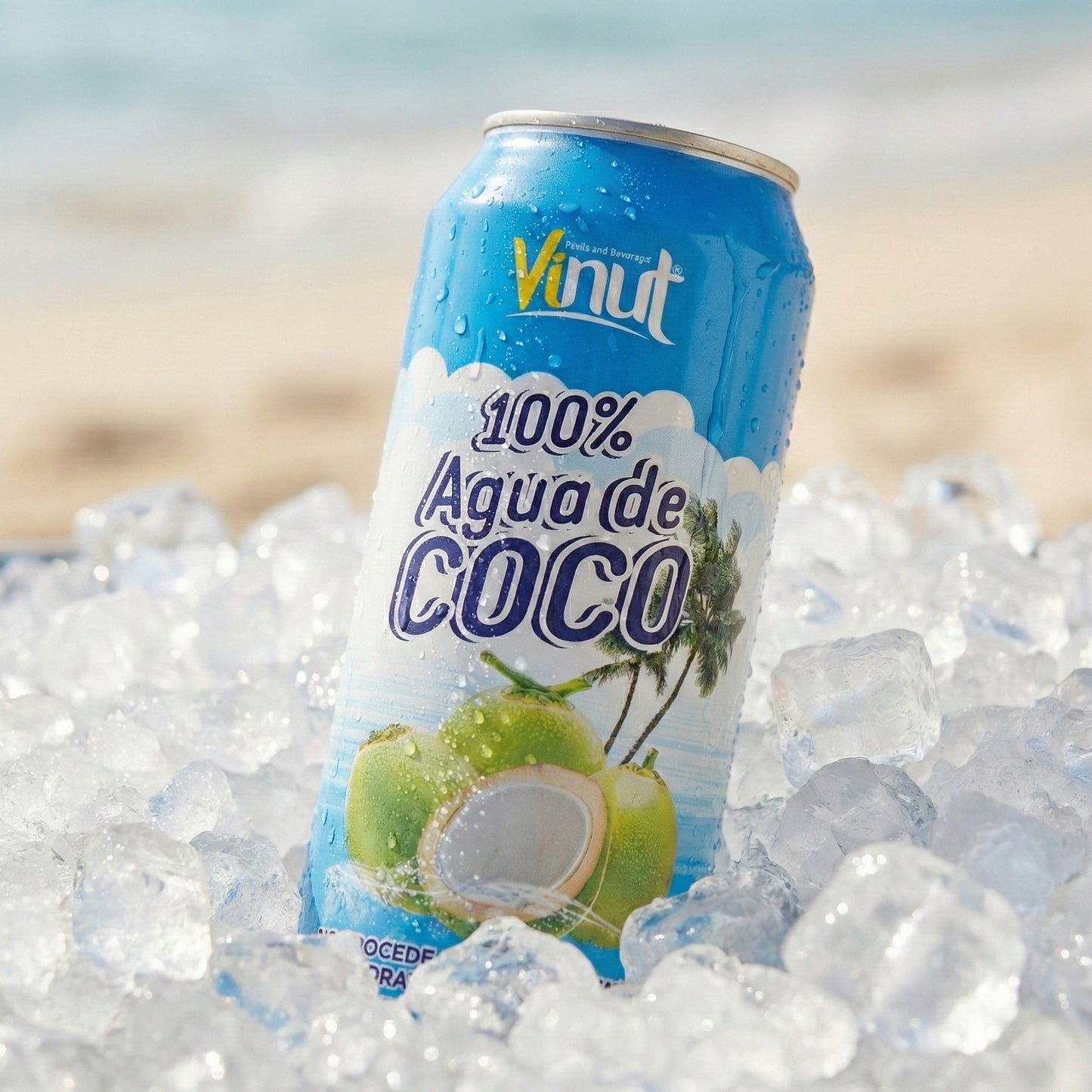 VINUT PURE COCONUT – 100% NATURAL COCONUT WATER 24 pack 16.9oz each