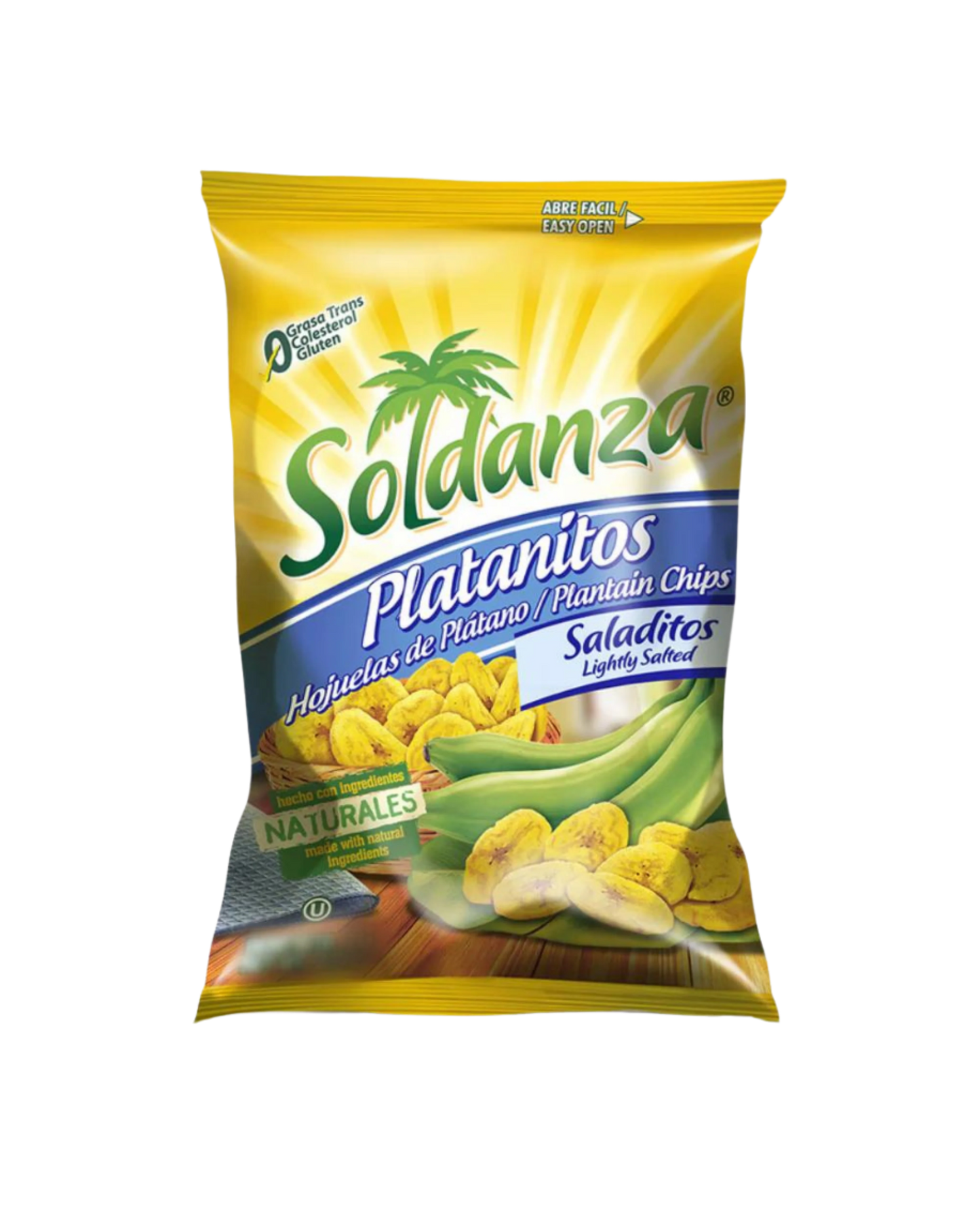 Soldanza Platanitos Saladitos/ Platain Salted Chips 24pack