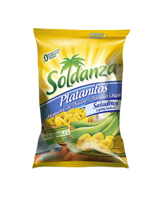 Soldanza Platanitos Saladitos/ Platain Salted Chips 24pack