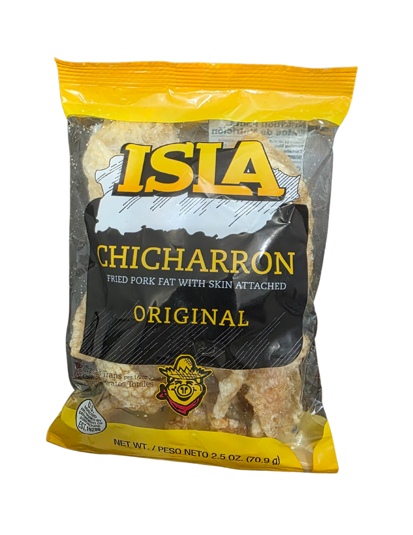 Chicharron Isla Original 100% pork skin 12pack
