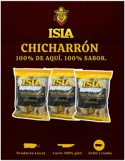 Chicharron Isla Original 100% pork skin 12pack