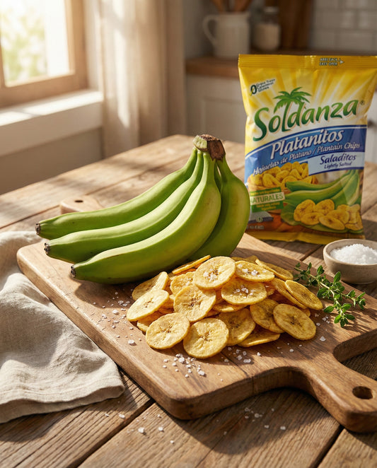 Soldanza Platanitos Saladitos/ Platain Salted Chips 24pack