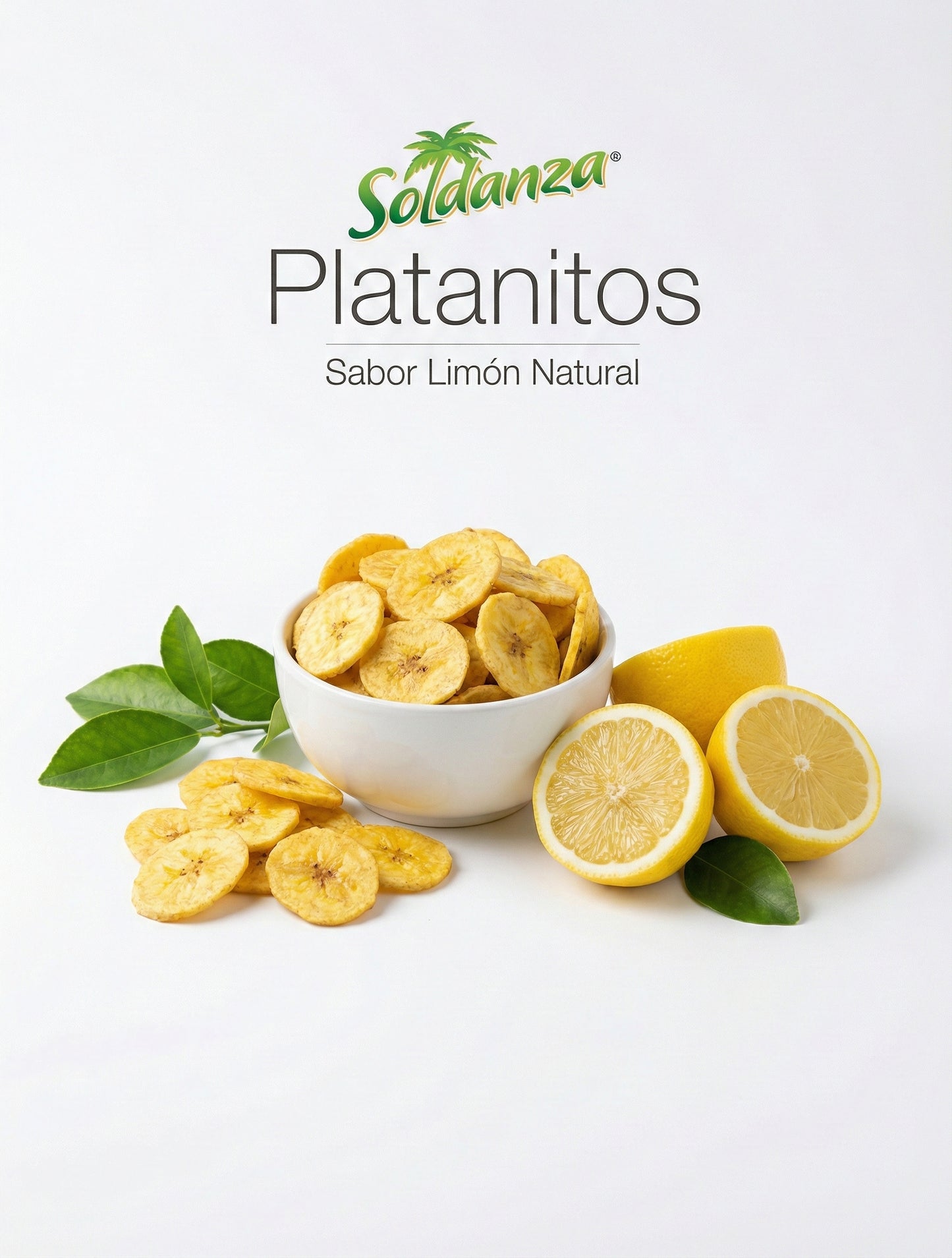 Platanito con Limon/ Platain Chips Lemon Flavor 24pack