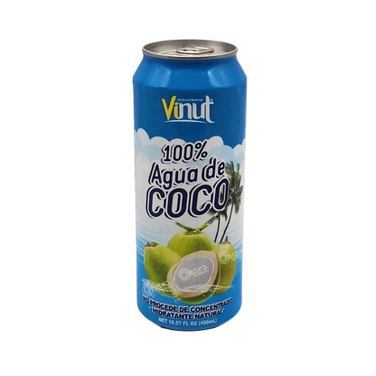 VINUT PURE COCONUT – 100% NATURAL COCONUT WATER 24 pack 16.9oz each
