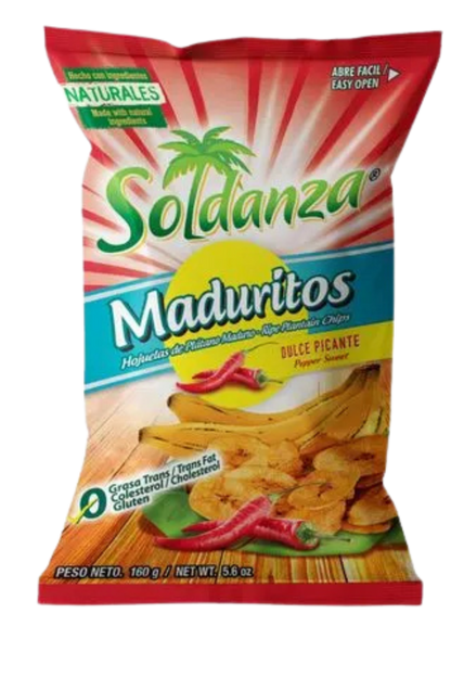 Maduritos Dulce Picante/ Pepper Sweet Ripe Platain 24pack